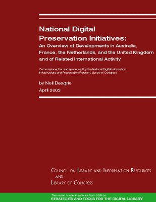 National Digital Preservation Initiatives (2003)